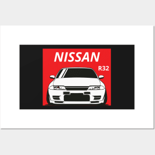 nissan r32 Posters and Art